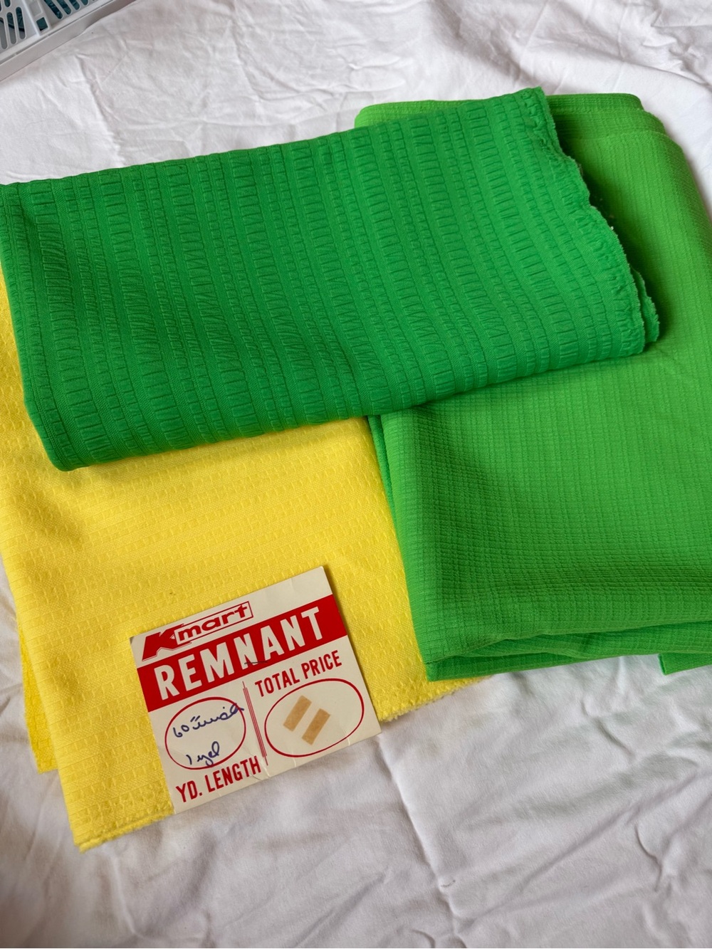 Vintage 60’s/70’s polyester fabric great for costumes & apparel retro mod